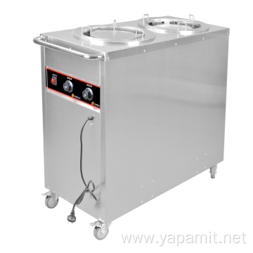 Stainless Steel Plate Warmer Trolley